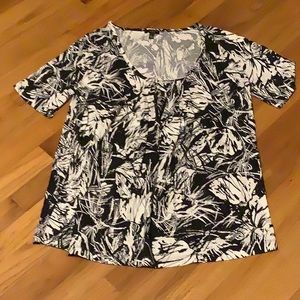 Talbots cotton blend top